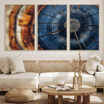 Bring nature's intricate beauty into your space with this stunning tree ring wall art. Featuring mesmerizing patterns and rich colors, it adds a unique, earthy touch to any room.