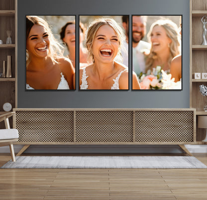 CSTM912-MGV-CV-60X30-3P-Floating 3 Panel Custom Canvas Print - Perfect for Unique Decor - Framed - Ready to Hang - Gift for Him