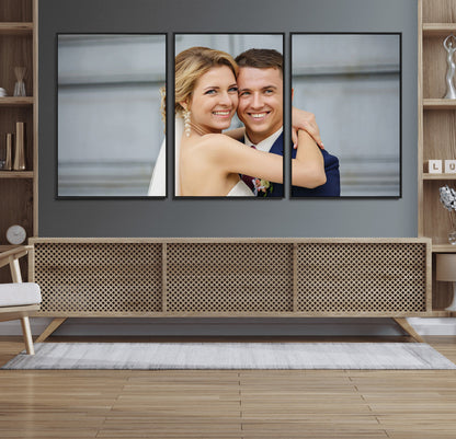 Create Your Own Photo Framed Canvas Print - Custom Personalized Wall Art Print for Gift