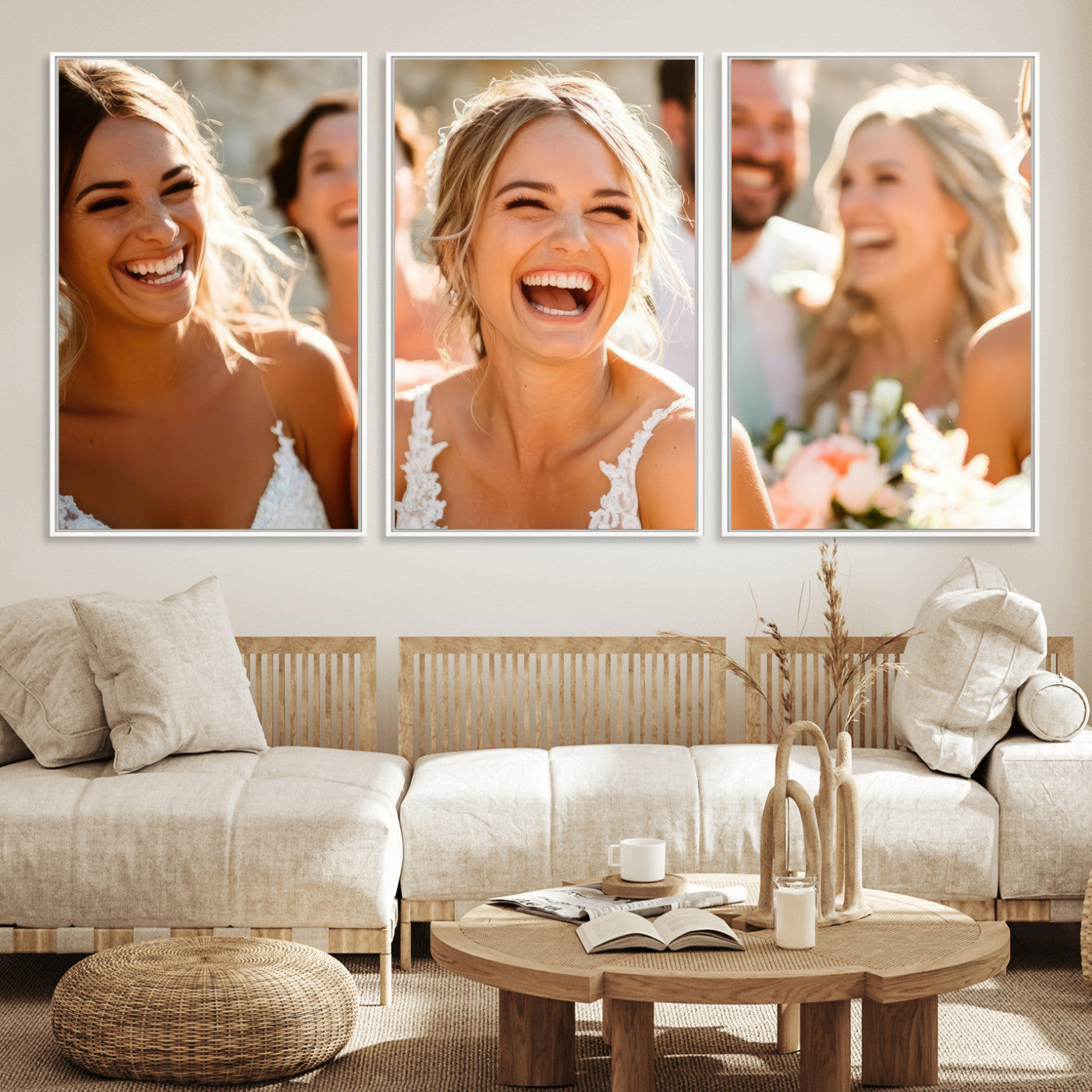 CSTM912-MGV-CV-60X30-3P-Floating 3 Panel Custom Canvas Print - Perfect for Unique Decor - Framed - Ready to Hang - Gift for Him