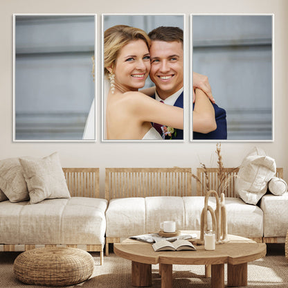 Create Your Own Photo Framed Canvas Print - Custom Personalized Wall Art Print for Gift