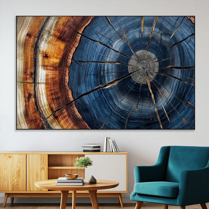 Bring nature's intricate beauty into your space with this stunning tree ring wall art. Featuring mesmerizing patterns and rich colors, it adds a unique, earthy touch to any room.