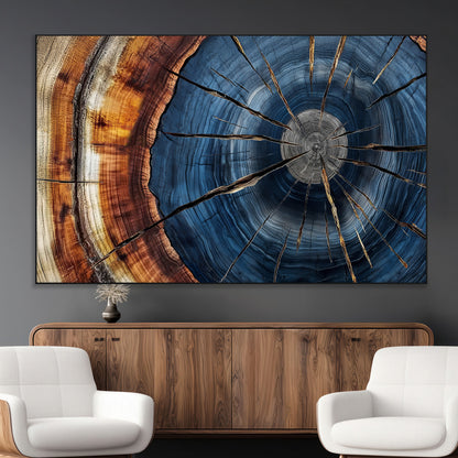 Bring nature's intricate beauty into your space with this stunning tree ring wall art. Featuring mesmerizing patterns and rich colors, it adds a unique, earthy touch to any room.