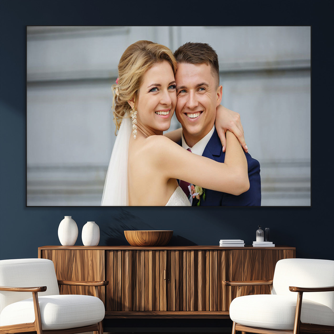 CSTM6030-SEG-FC-51X34_Oversize_Oversize-Custom Floating Frame Wall Art – Personalized Photo Print for Family Memories or Gift, Ready to Hang Framed Canvas Decor