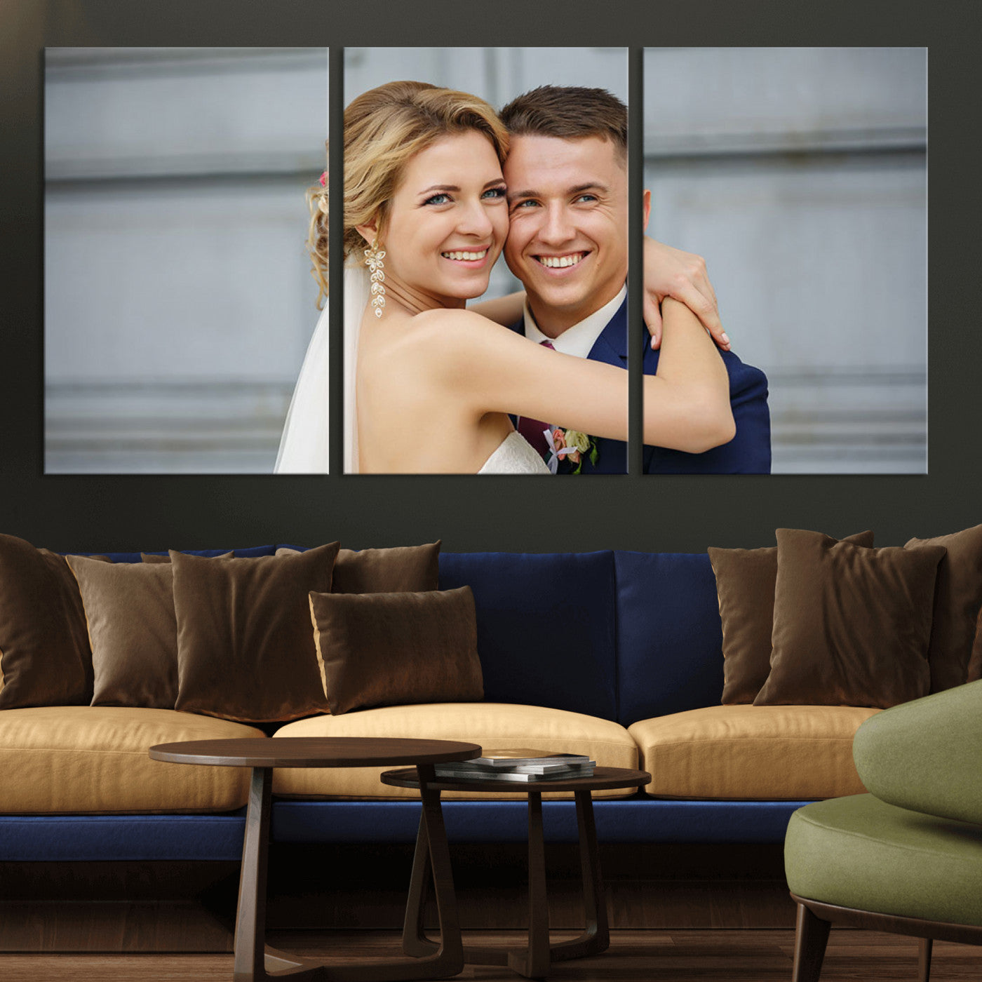 Create Your Own Photo Framed Canvas Print - Custom Personalized Wall Art Print for Gift