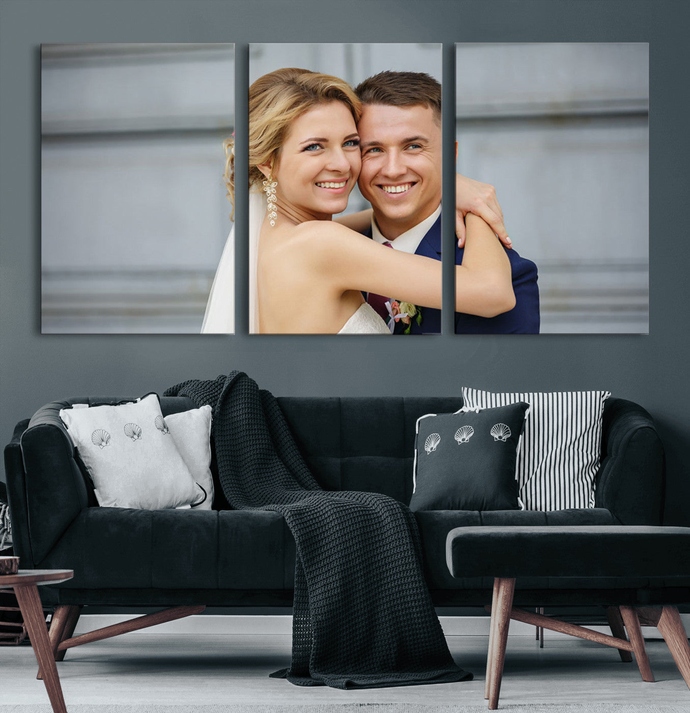Create Your Own Photo Framed Canvas Print - Custom Personalized Wall Art Print for Gift