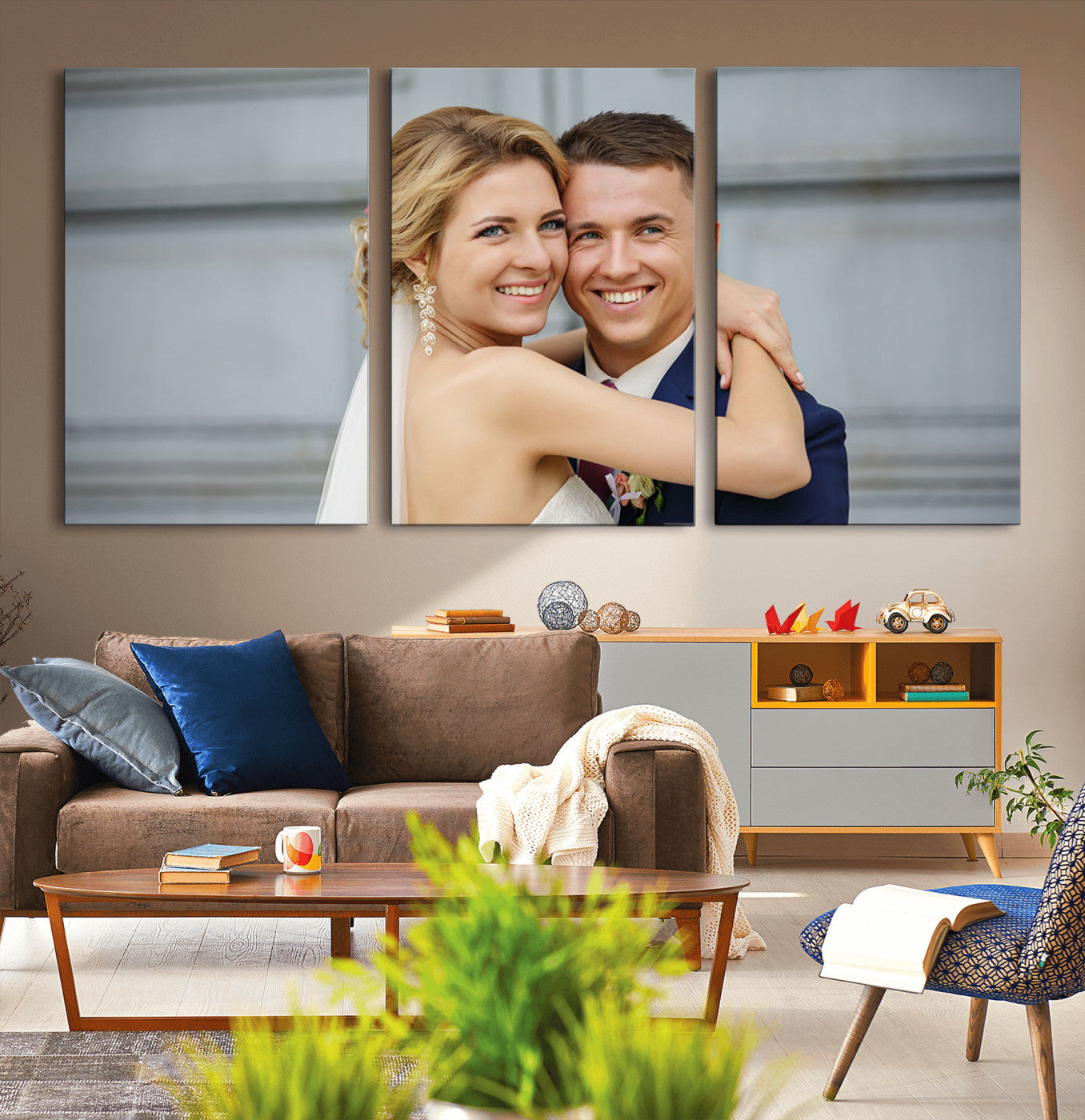 Create Your Own Photo Framed Canvas Print - Custom Personalized Wall Art Print for Gift