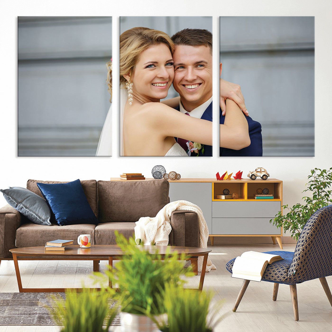 Create Your Own Photo Framed Canvas Print - Custom Personalized Wall Art Print for Gift